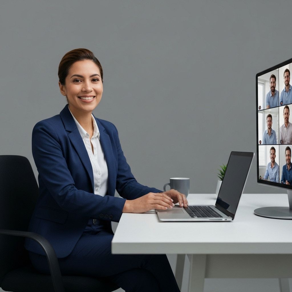 Remote professional working